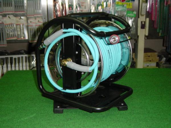 ②新品 マッハ NDZG-730TC-S 回転台+ロック一発カプラ+常圧用スム－ジ－ホ－ス付ステンレス製Ｃ型エアードラム φ7Ｘ30ｍ 新品 フジマック