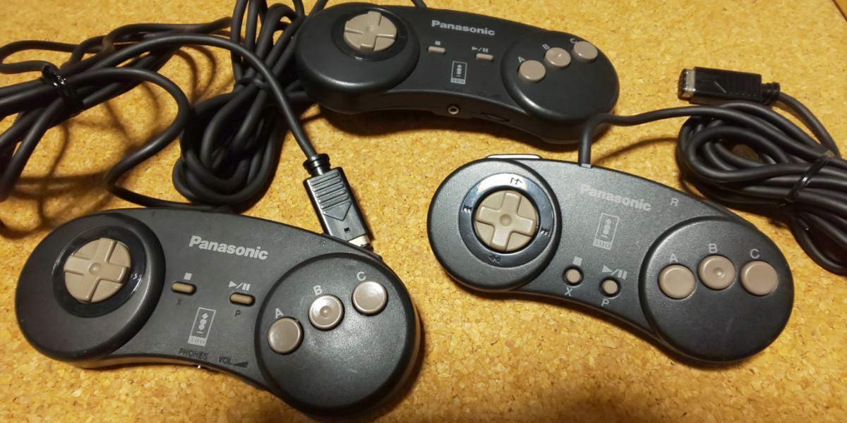 3DOコントローラー動作確認済み３本 コントロールパッド Panasonic