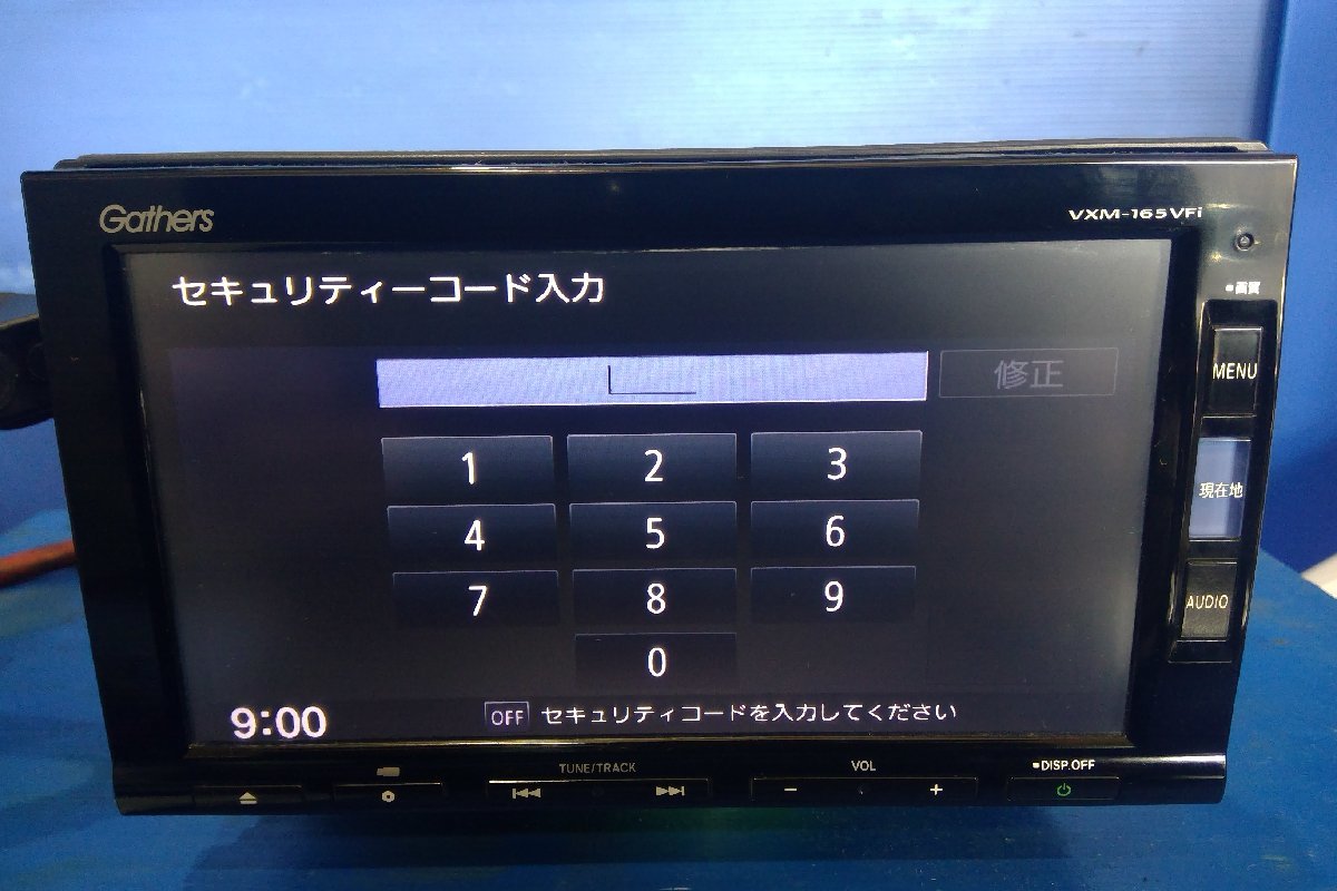 H)カーナビ ホンダ純正 VXM-165vfi パスロック有り ジャンク [2307909