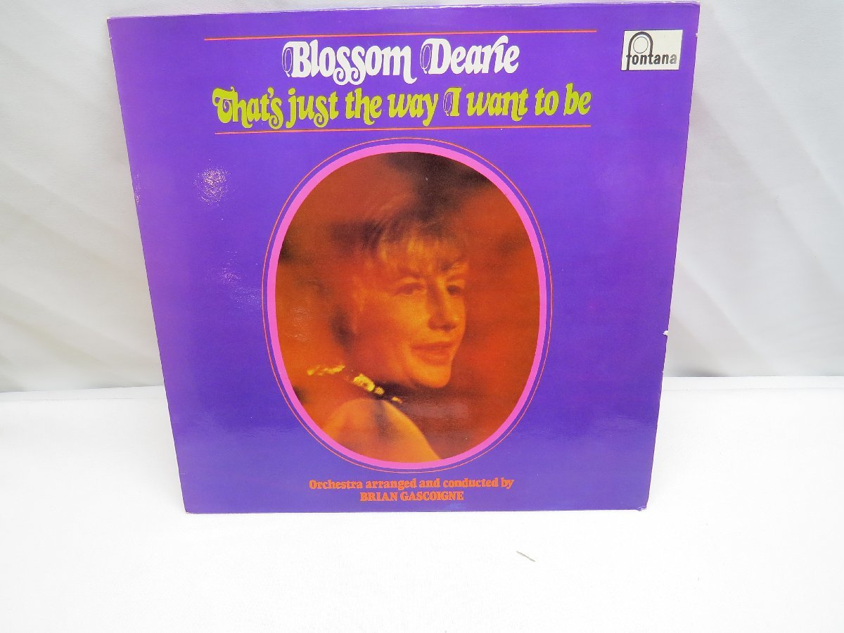 【中古】Fontana Blossom Dearie ブロッサム・ディアリー That's Just The Way I Want To Be 6309 015 レコード（大）