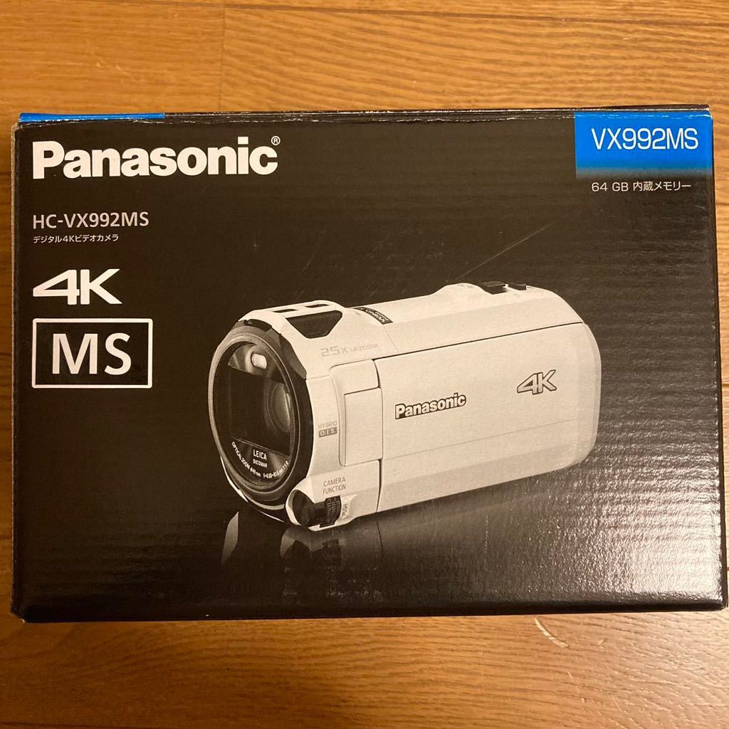 新品未使用　展示品Panasonic HC-VX992MS-T デジタル4Kビデオカメラ ブラウン