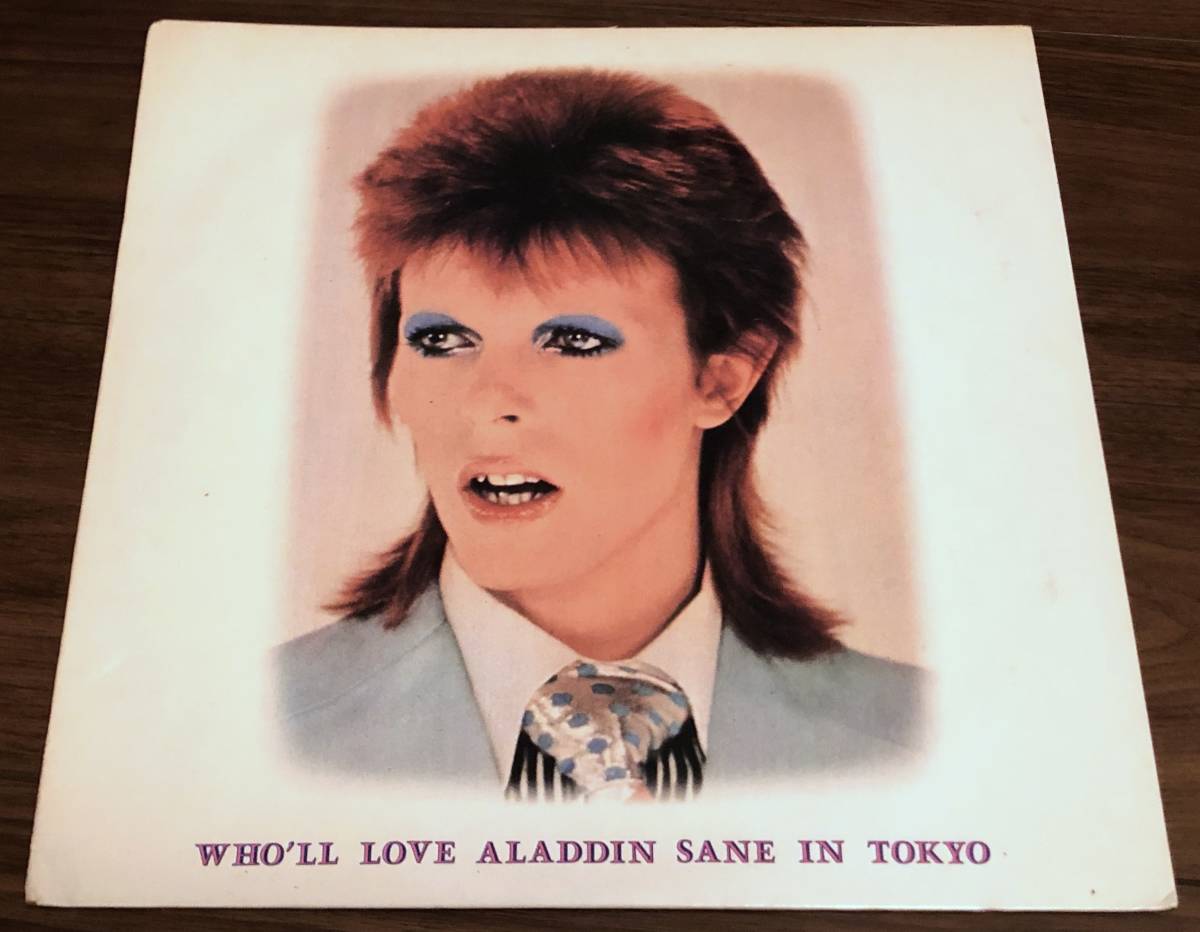 ★ブートLP★DAVID BOWIE / WHO’ll love aladdin sane in Tokyo★Silver & Americard S-1973★