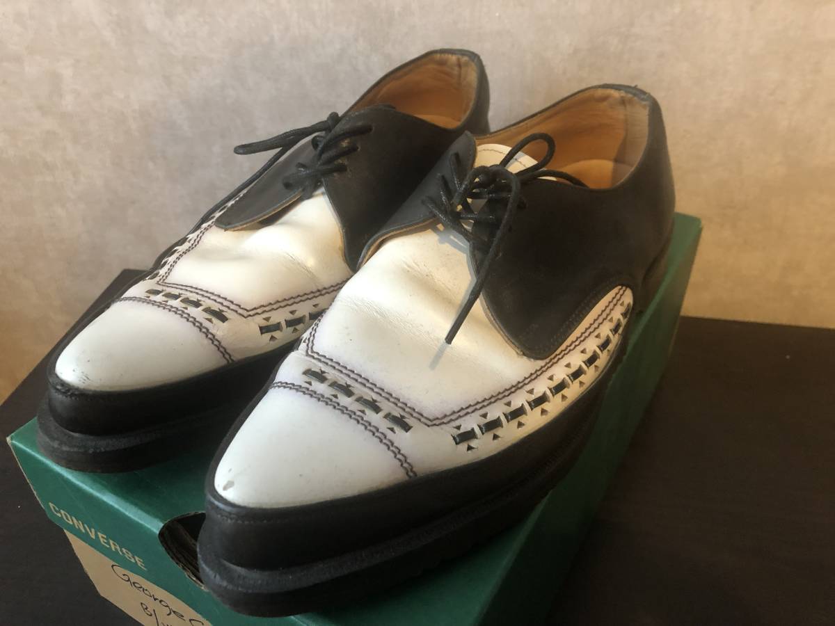 George Cox ジョージコックス　ビンテージ　ヴィンテージ　4563 コンビシューズ　UK9 美品