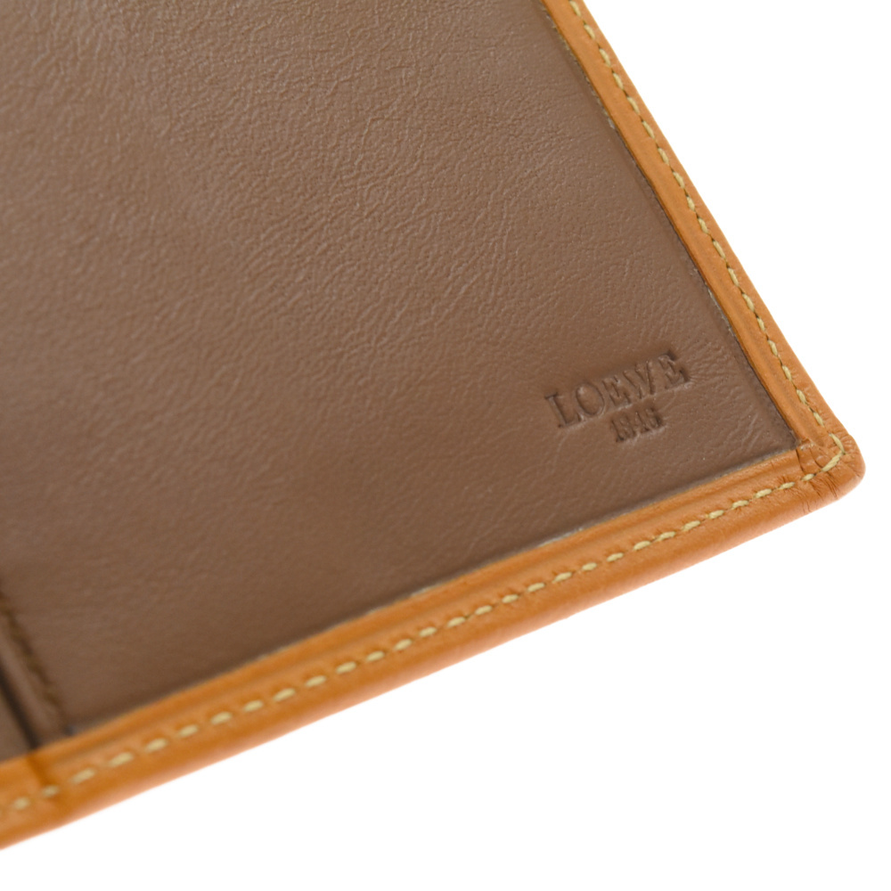LOEWE ロエベ アナグラム ロングウォレット 長財布 札入れ キャメル