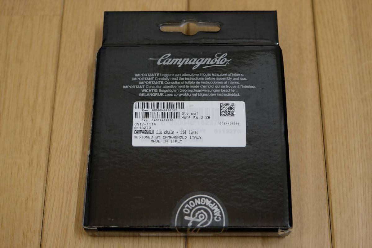 新品・即決・送料込】Campagnolo Potenza 11s チェーン 114リンク 