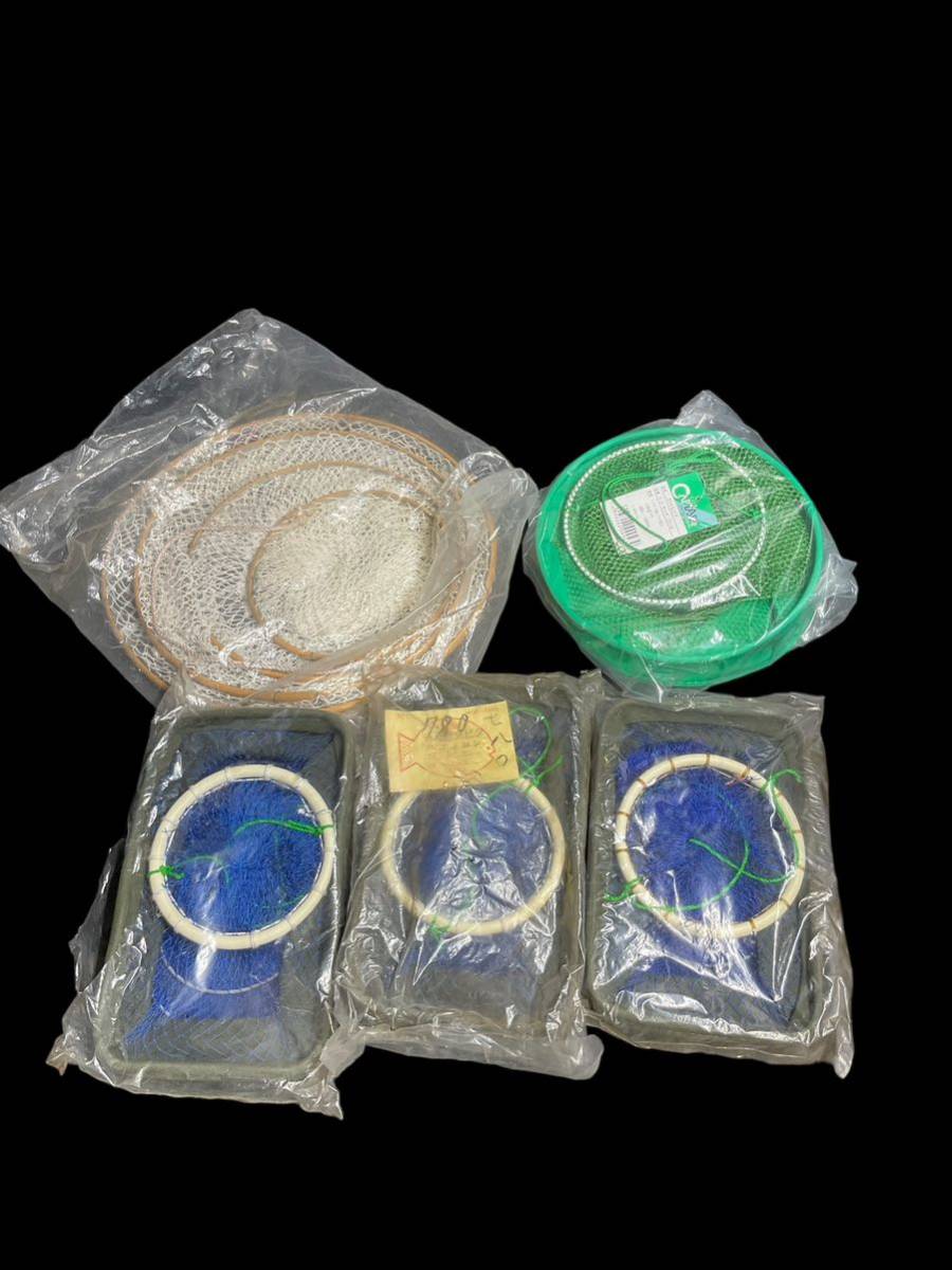 E13/ 新品 未使用 釣具 ビク 玉網 網 まとめて 大量 在庫 