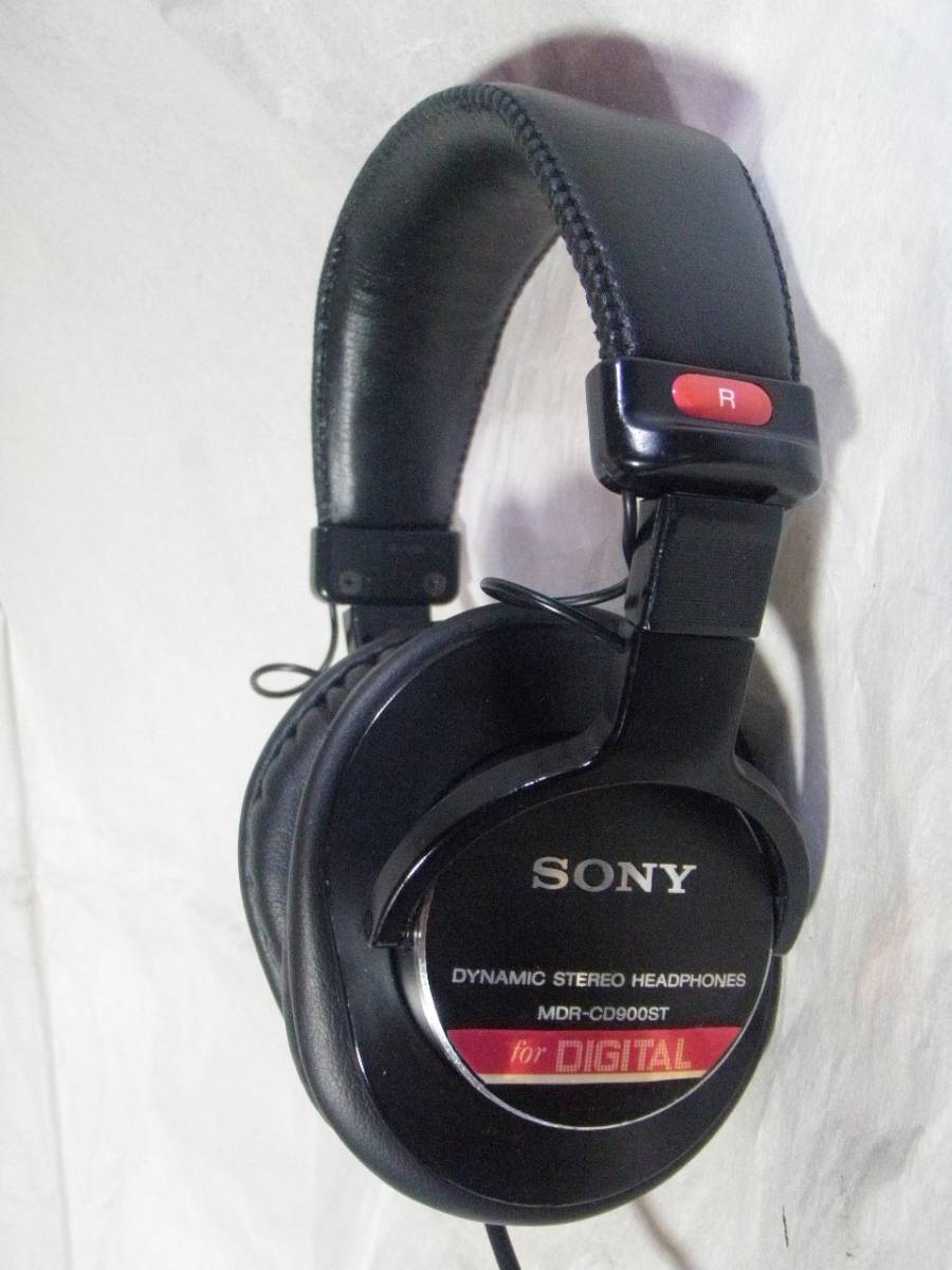 希少 SONY MDR-CD900ST 初期型 新品互換イヤーパッド交換済 音出確認済