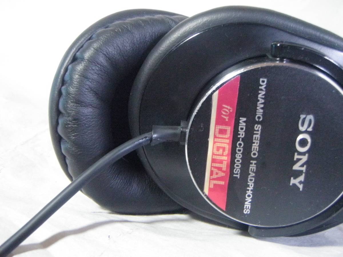 希少 SONY MDR-CD900ST 初期型 新品互換イヤーパッド交換済 音出確認済