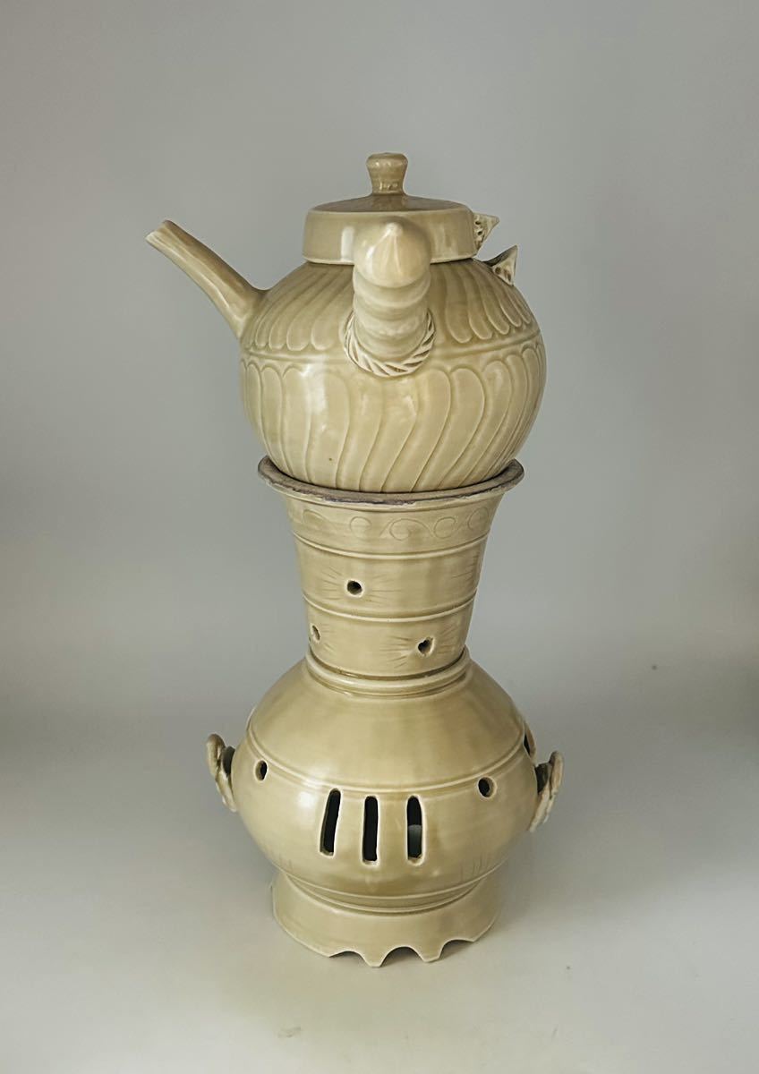 佳香】宋代建窯 故宮保管委員会 監察委員 三葉天目茶碗 布丁箱 茶道具