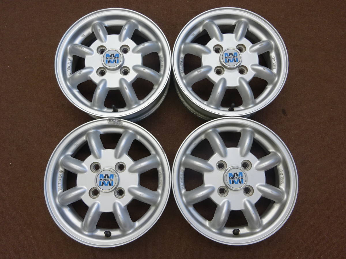 13インチ スズキ 純正 アルミ ホイール 4本 セット 13×4.00B ハブ径約70mm