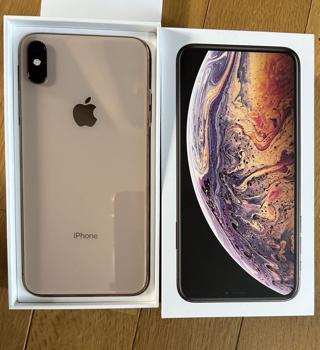 iPhone Xs MAX 64GB ゴールド バッテリー最大容量 94% 携帯電話