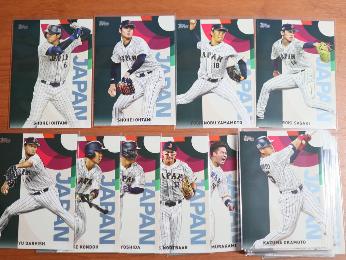 1円スタート】topps 2023 japan edition 日本限定WBCインサートカード 