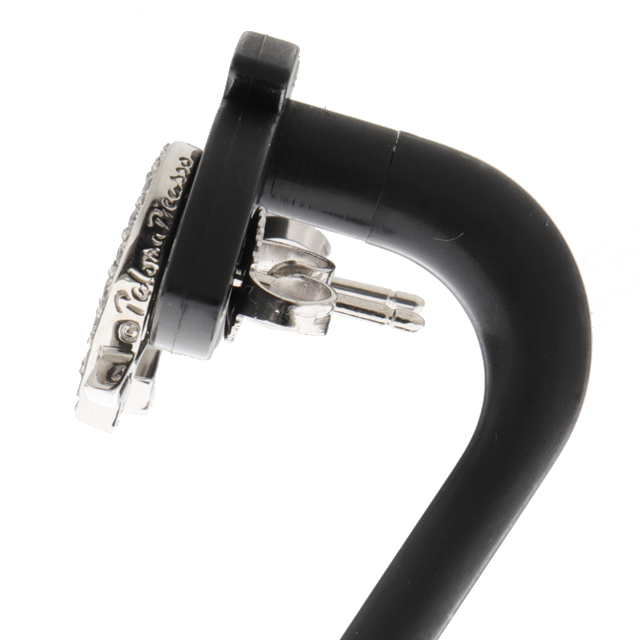 （新品仕上げ済）ティファニー TIFFANY ラビング ハート ダイヤ ピアス Pt950 プラチナ × ダイヤ イヤリング 8687_3