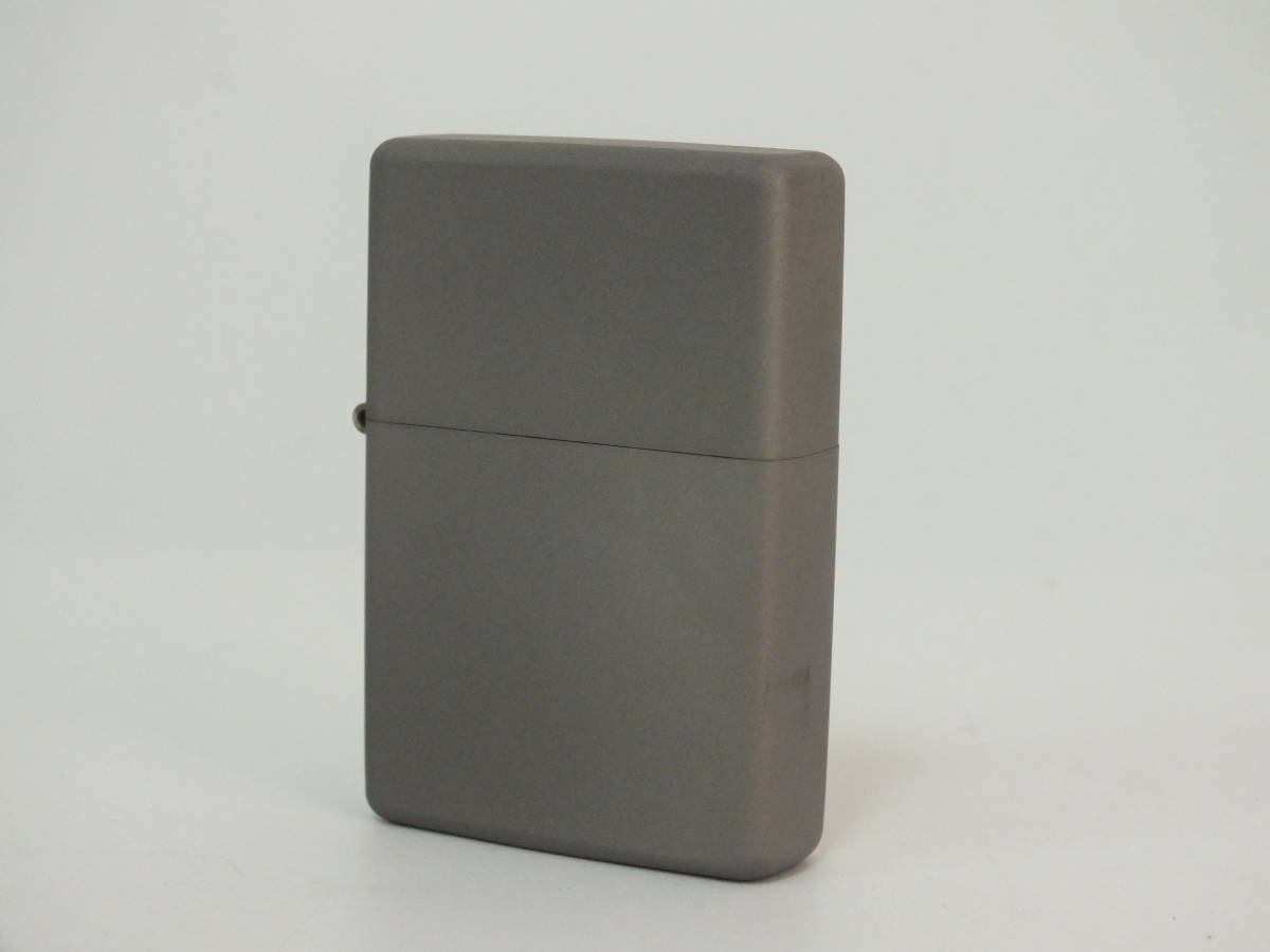未使用 ZIPPO ジッポー ジッポ ライター 無地 SOLID TITANIUM ソリッド 