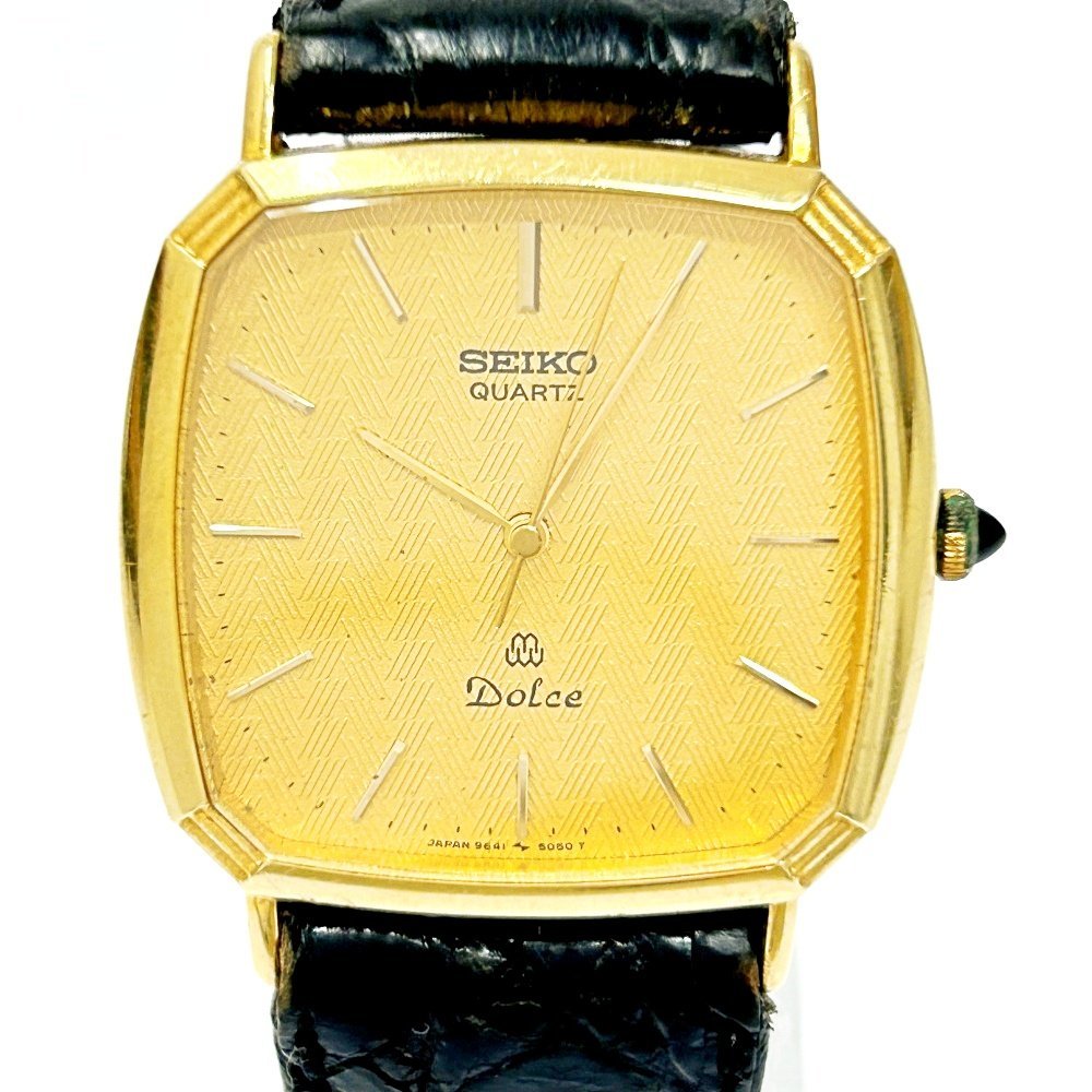1円スタート】【箱付き】SEIKO セイコー 9641-5050 Dolce ドルチェ