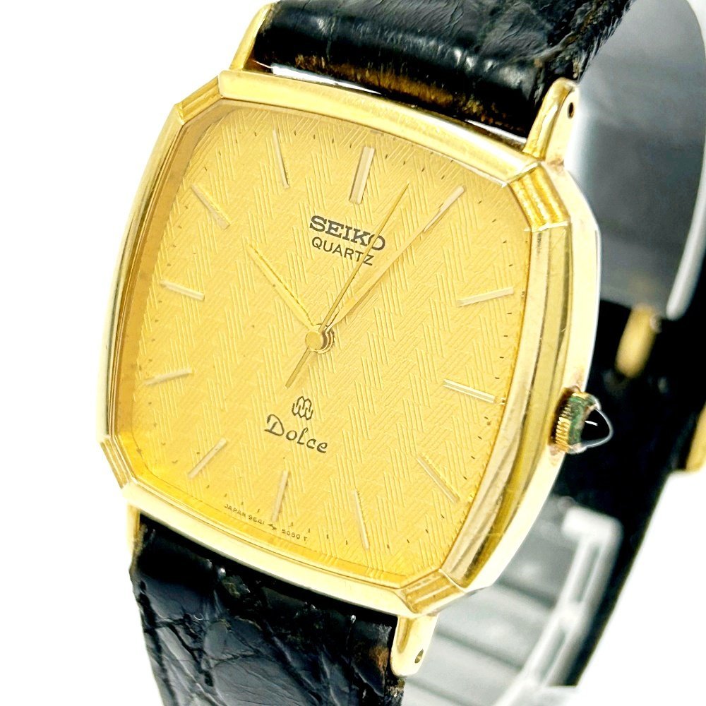 1円スタート】【箱付き】SEIKO セイコー 9641-5050 Dolce ドルチェ