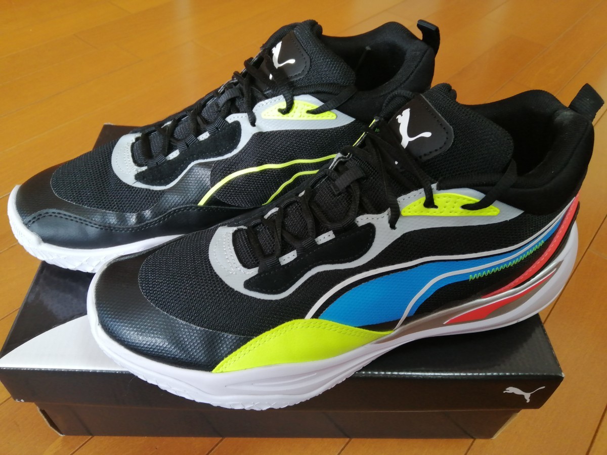 【中古】 プーマ プレイメーカー プロ 29cm US11 バスケット シューズ PUMA ブラック_1
