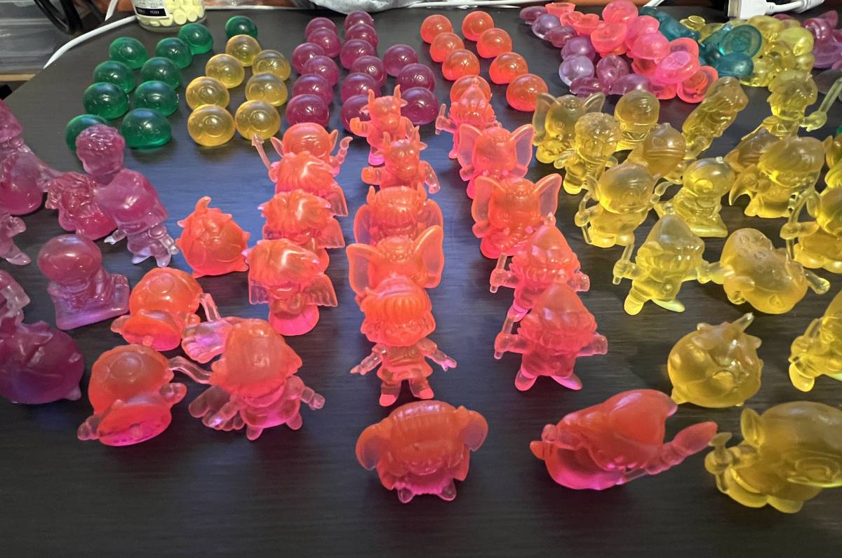 ぷよぷよ　食玩　大量グッズ　カバヤ　塩ビ　消しゴム　フィギュア　人形　コンパイル ぷよぷよ カバヤ 大量セット（ぷよ消し、魔導物語、フィギュア、塩ビ