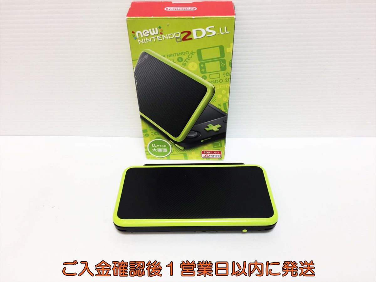 1円】任天堂 Newニンテンドー2DSLL 本体/箱 セット JAN-001 ブラック  