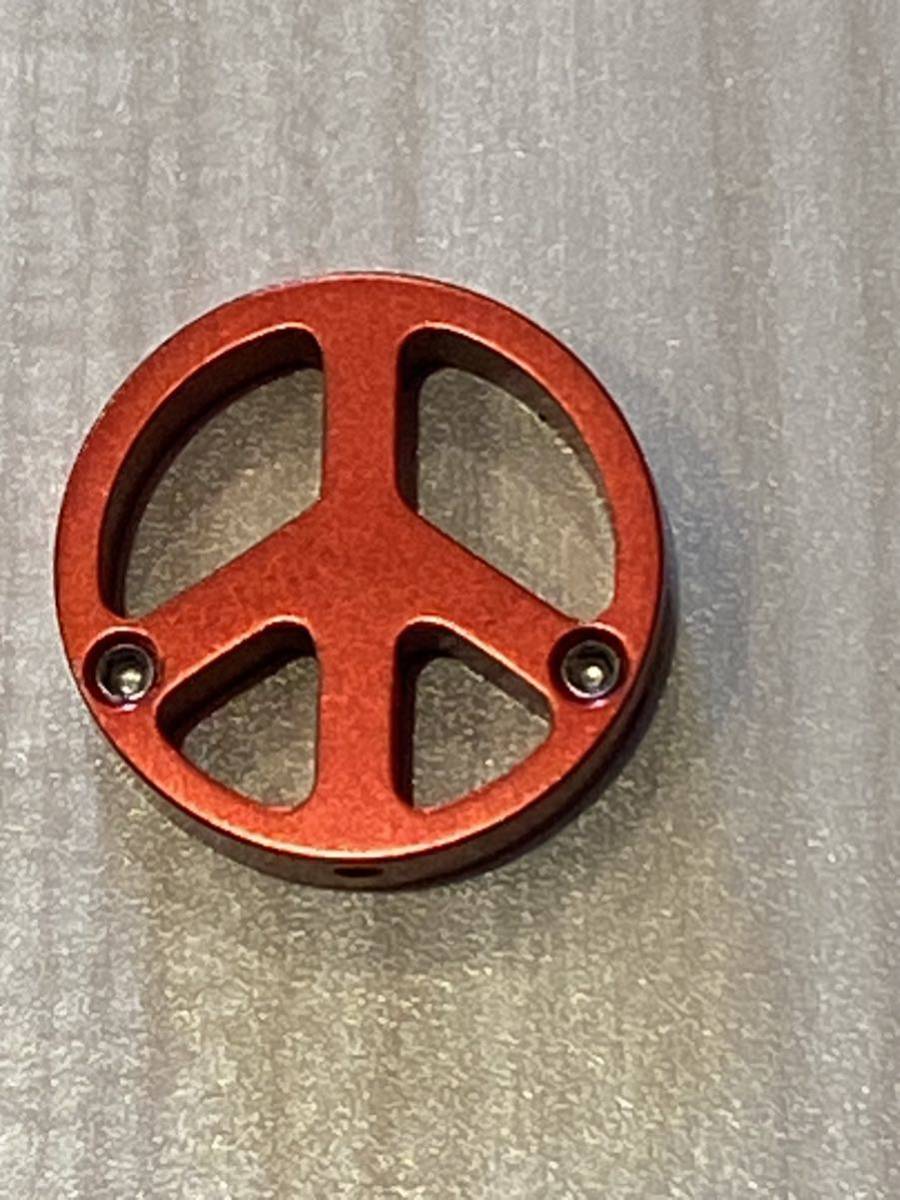 カンチブレーキ用チドリF/Rセット（ピースマークデザイン）新品・未使用_4
