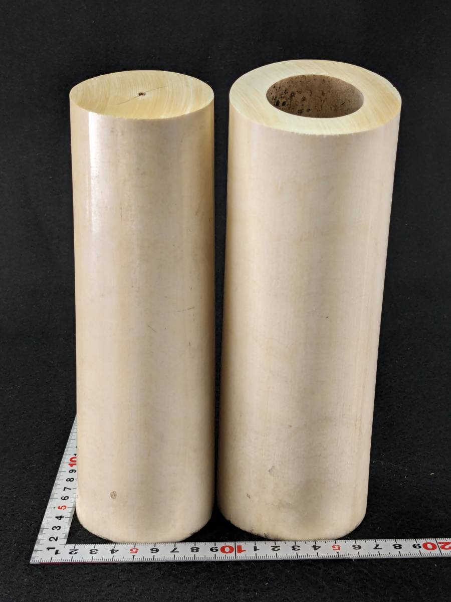 象牙風 彫刻素材 天然素材 根付材 白材 重量約2.19kg （T-1）(東洋彫刻