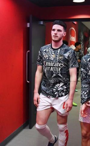 選手用アーセナル　プレマッチトップシャツ　限定Ian Wright Pre-Match Shirtコラボ　ユニフォーム　冨安健洋　日本代表_5