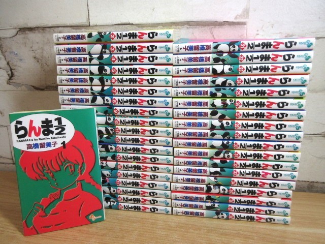 1A2-2「新装版 らんま1/2 1～38巻 全巻セット」高橋留美子 小学館 