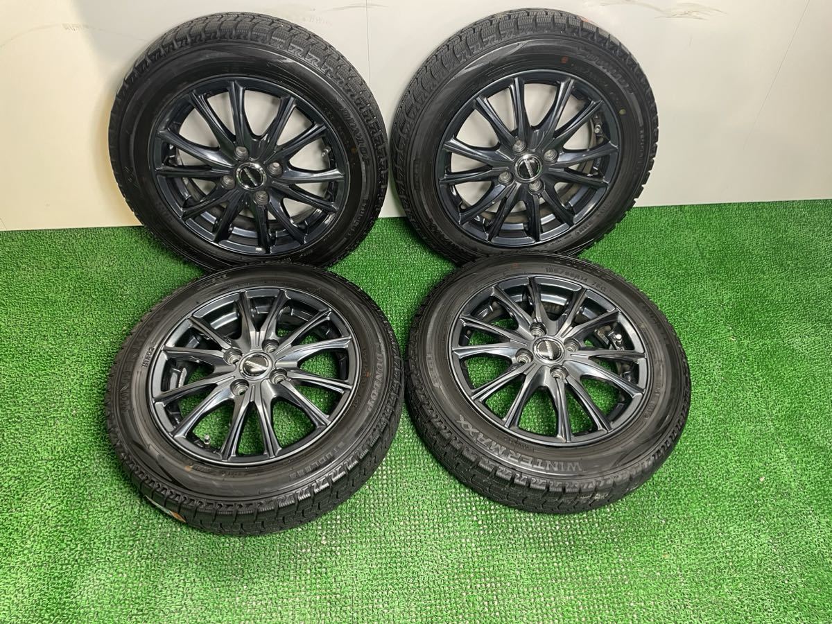 NBOX等に バリ溝 BS アイスパートナー2 155/65R14 ホイール