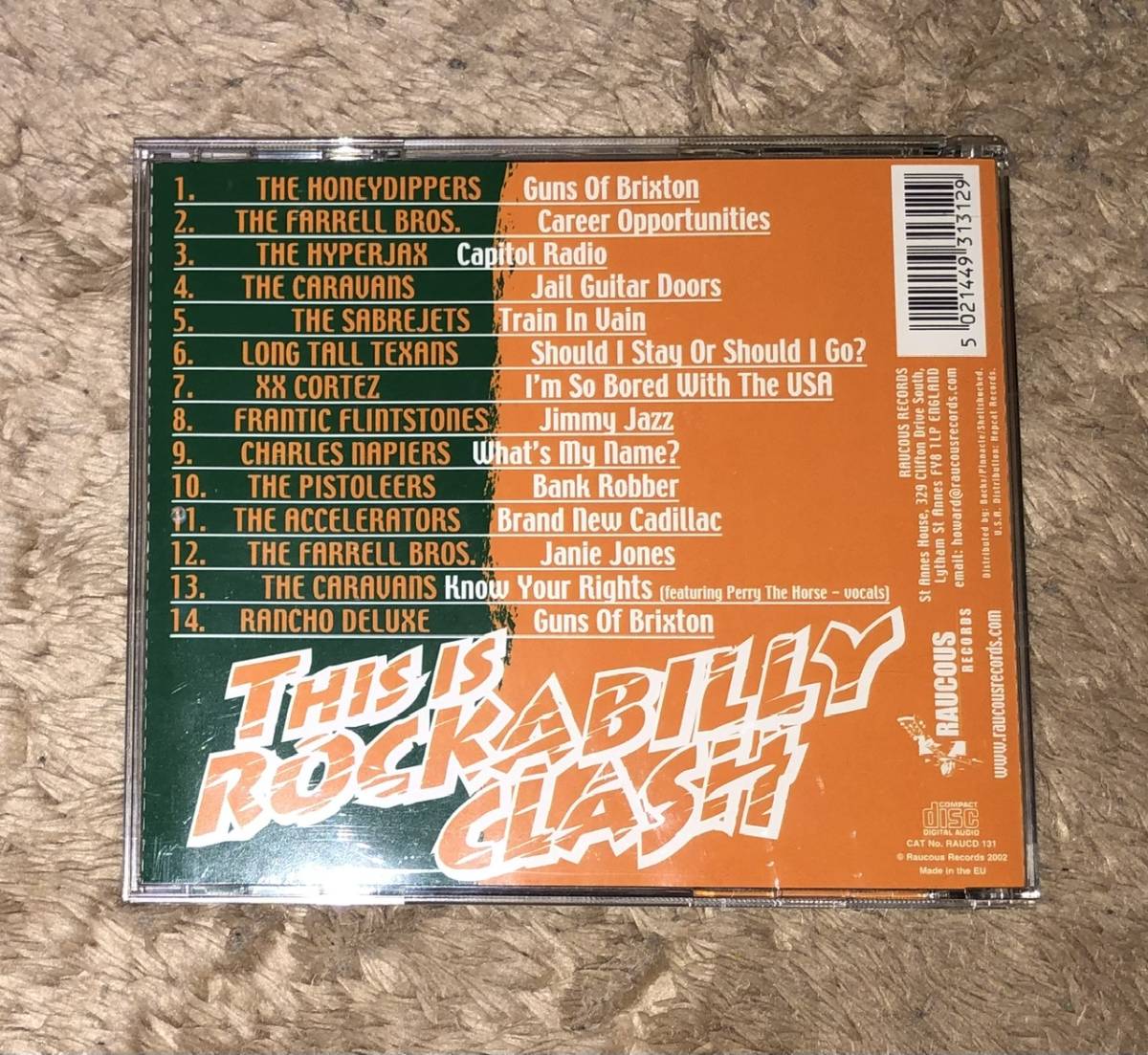 ☆最高！！サイコビリーバンドによるThe Clashのトリビュート CD☆ネオ
