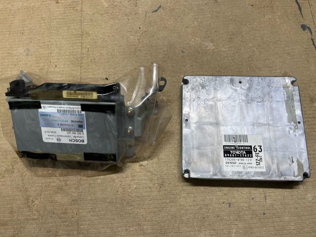 完全ジャンク品 トヨタMR-S ZZW30 MRS シーケンシャル SMT エンジン ミッション コンピュータ ECU 前期用 改良バージョン ...