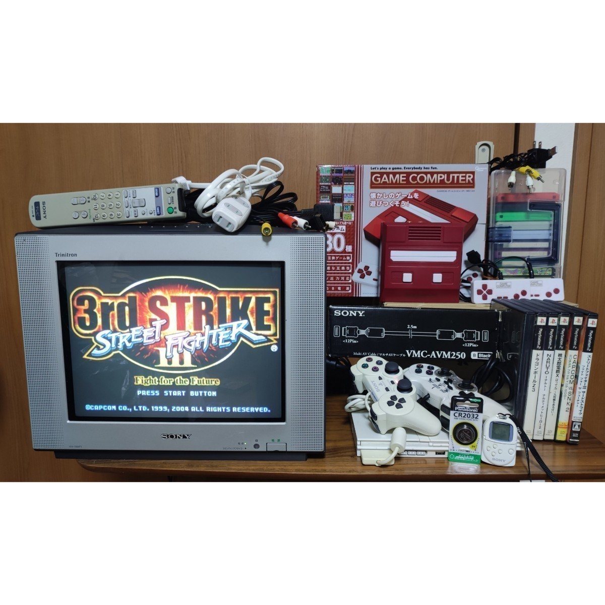 SONY KV-14AF1 ブラウン菅テレビ &PS2 (マルチAVケーブル付属でRGB接続 