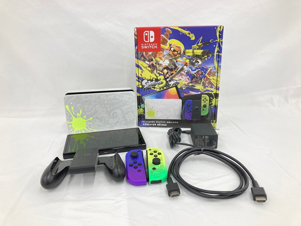 オマケ付 NintendoSwitch 有機ELモデル Splatoonプロコン オマケ付 NintendoSwitch 有機ELモデル Splatoonプロコン Switch 有機