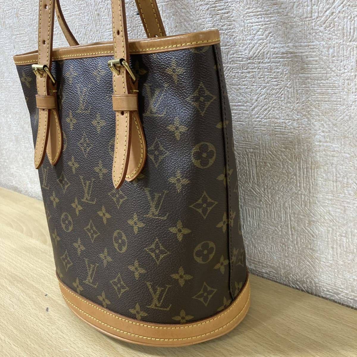 LOUIS VUITTON ルイヴィトン LV バケットPM M42238 V10071 ポーチ付き 