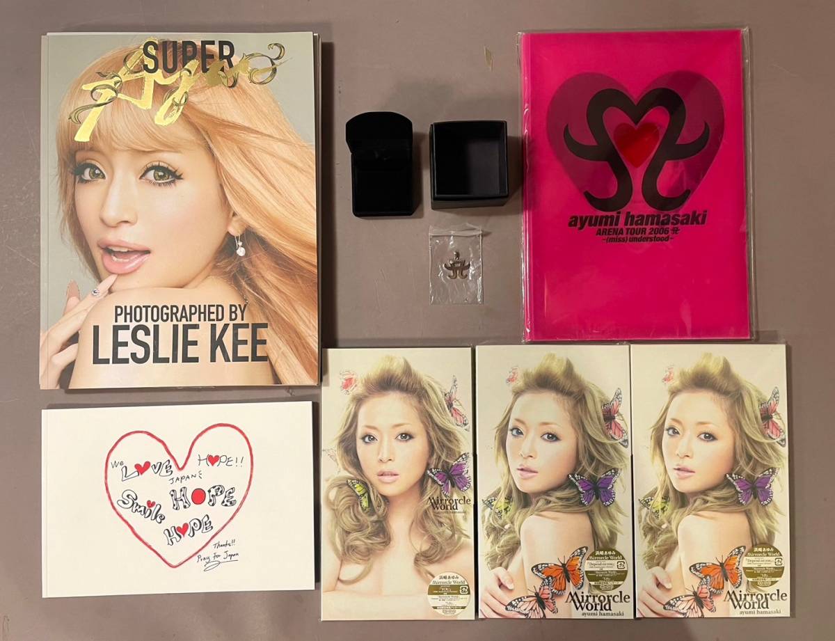 KS9 浜崎あゆみ グッズ・DVD・CD まとめて ペンダントトップ 写真集