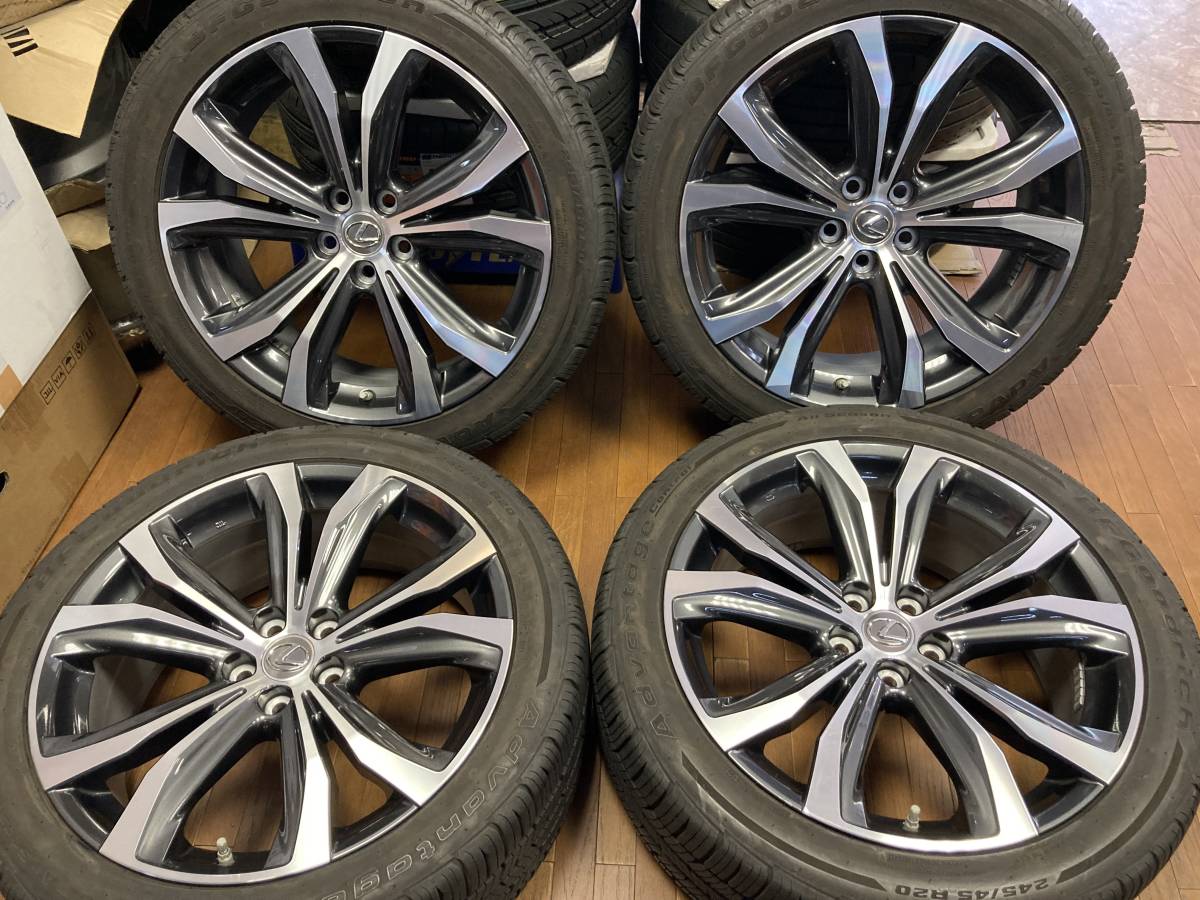 ◇LEXUS RX純正 20インチ◇8J+30 5H114.3◇BFグッドリッチ 245/45R20