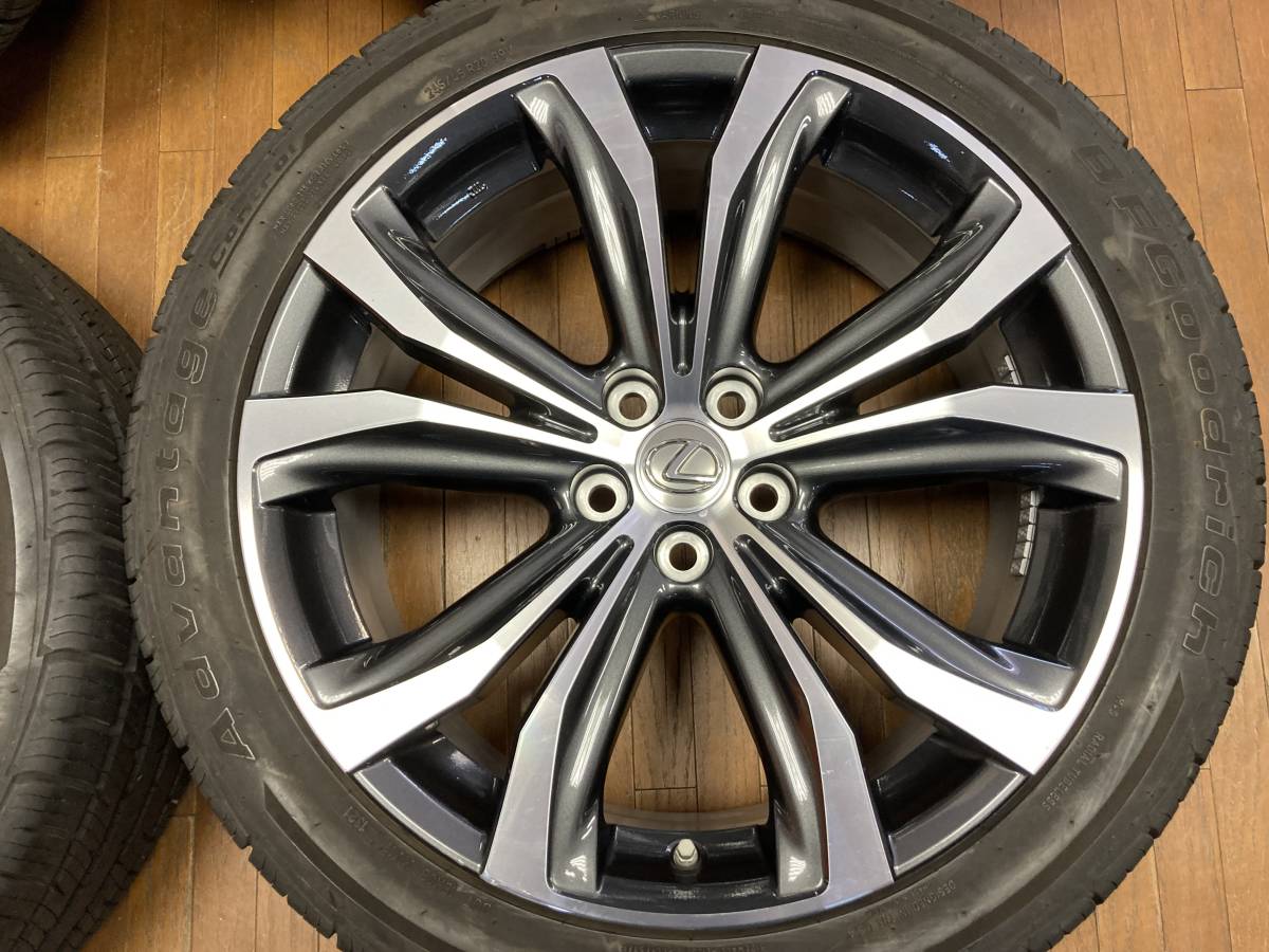 ◇LEXUS RX純正 20インチ◇8J+30 5H114.3◇BFグッドリッチ 245/45R20
