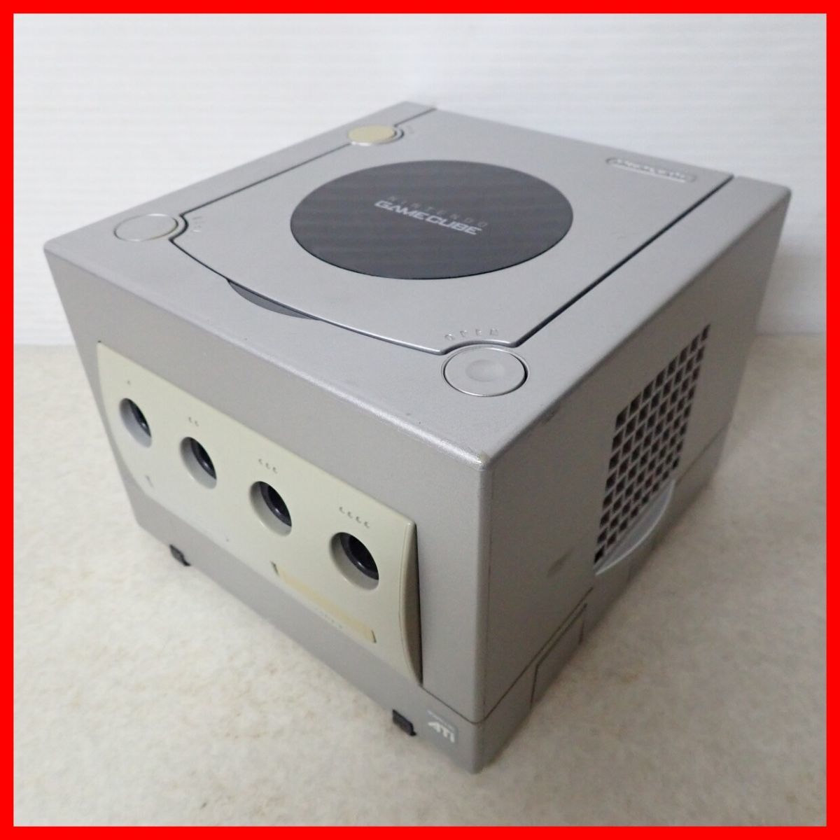 動作品 GC ゲームキューブ 本体 シルバー + 動物番長 等 ソフト3本