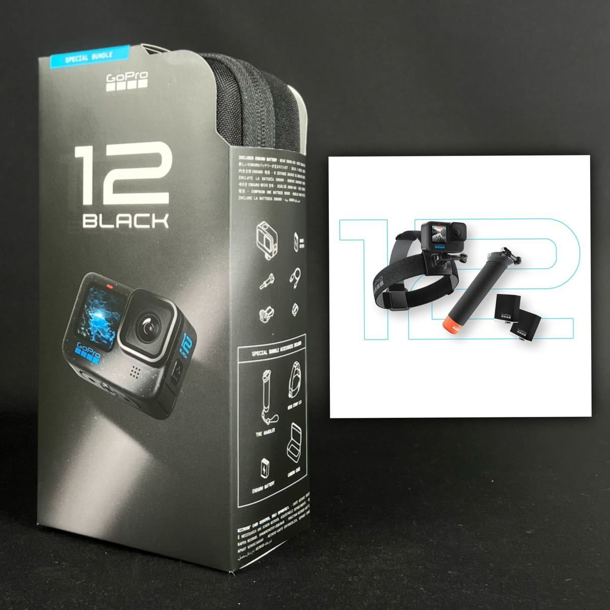 1円〜□新品 国内正規品 GoPro HERO 12 限定バンドルセット 予備 