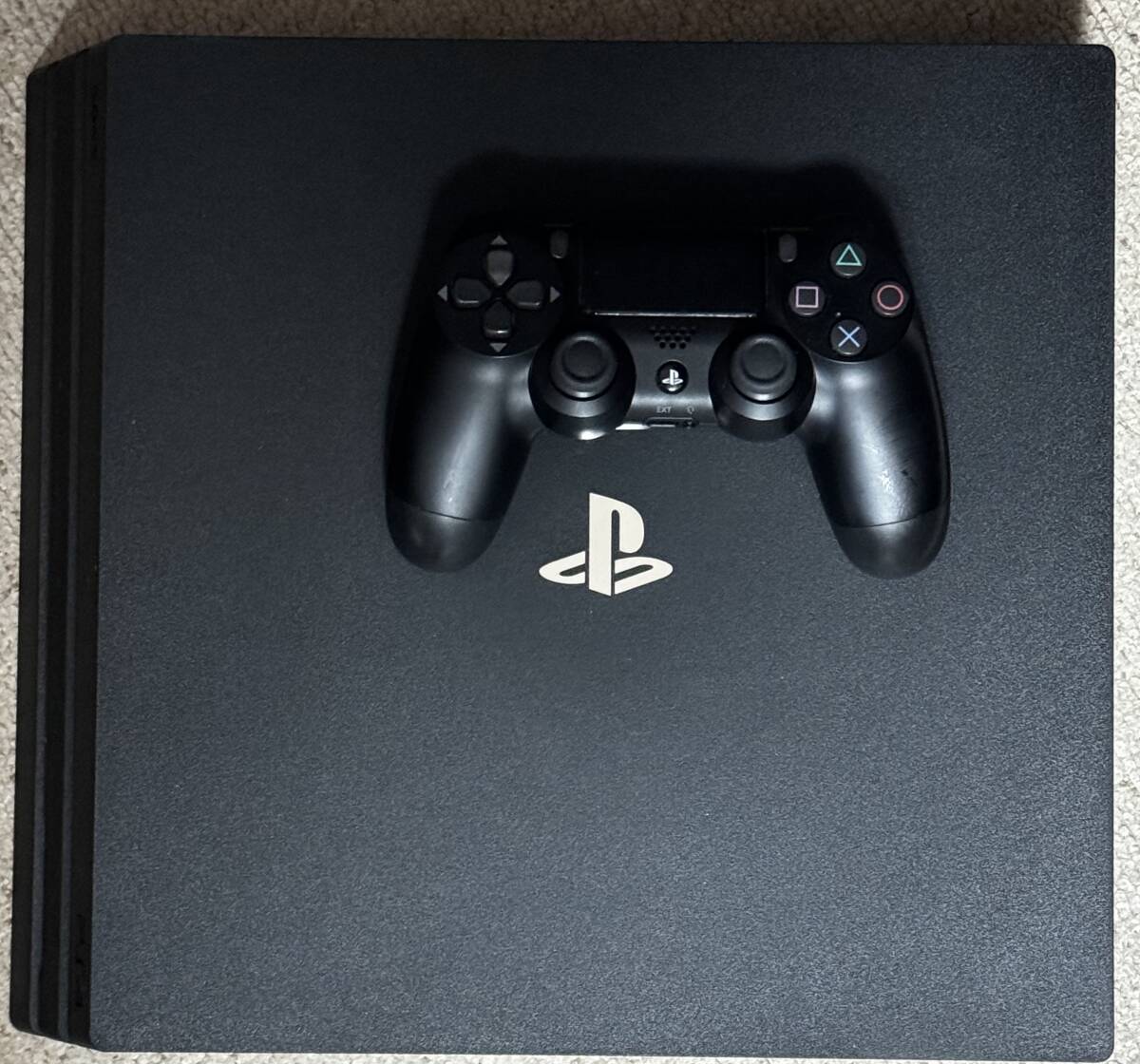 中古】PS4 Pro FF7R Pack 本体 Jet Black 1TB SSD換装品(PS4本体 
