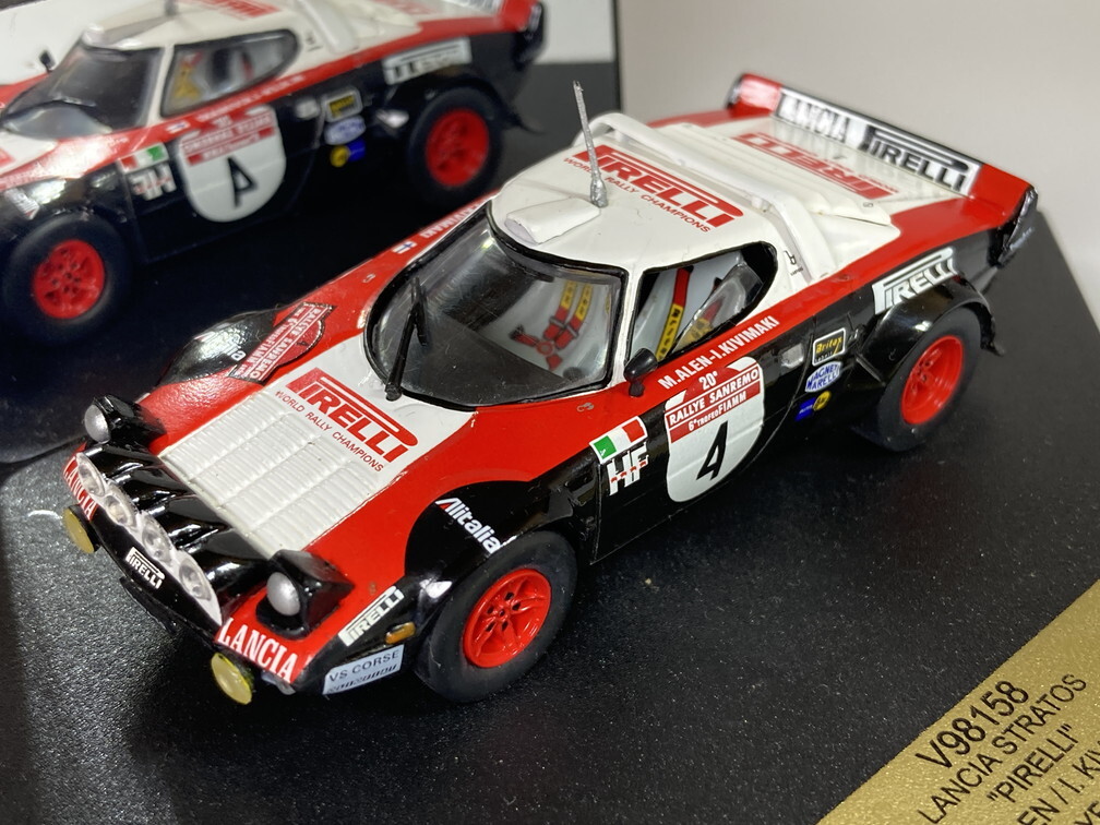 Modèle réduit Lancia Stratos Pirelli, Winners Rallye Sanremo 1978 1/18
