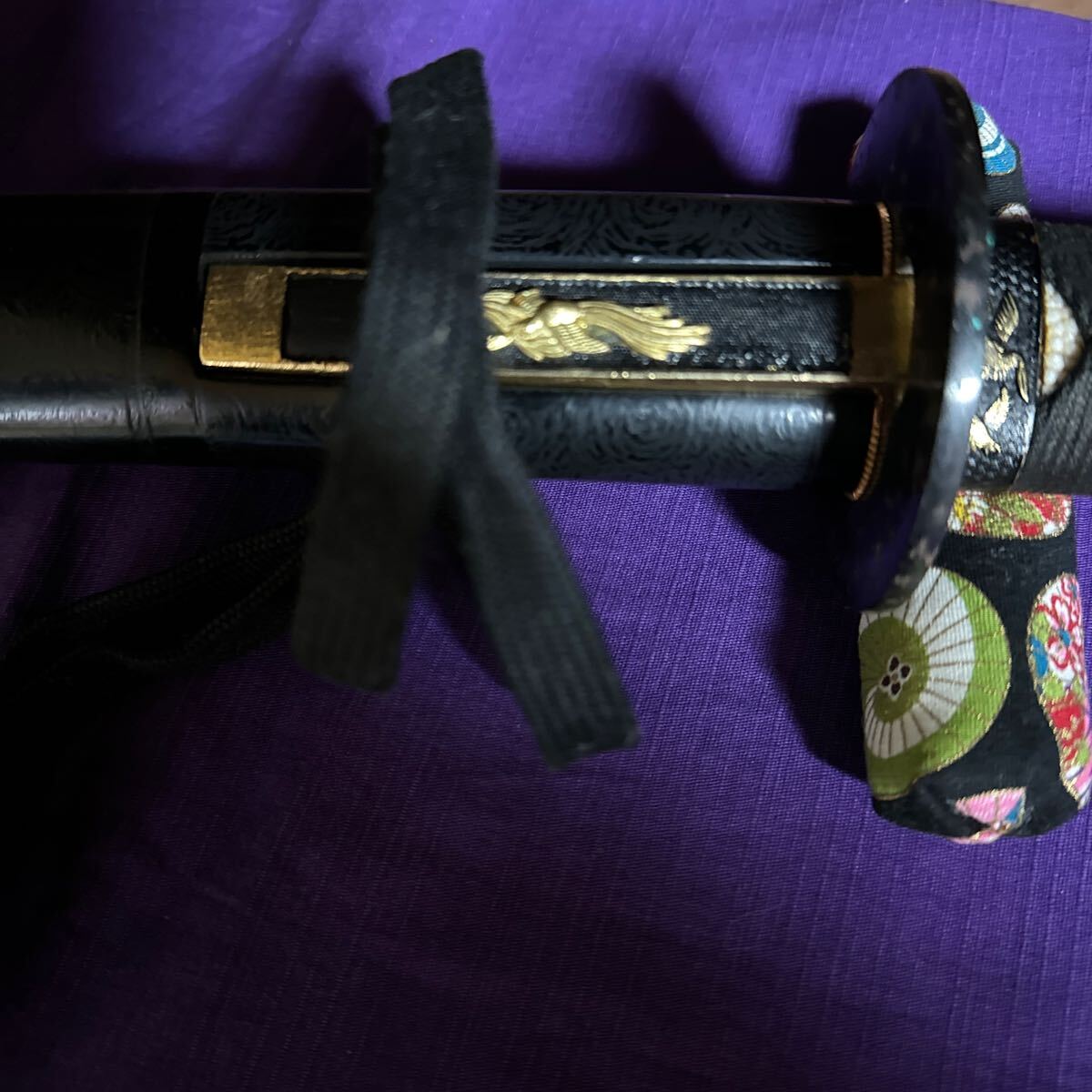 小柄小刀用 小柄袋 鳳凰図 現代（日本刀装具脇差短刀縁頭目貫笄拵馬針