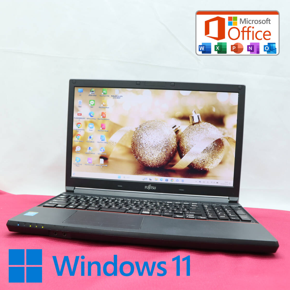 ★美品 高性能4世代i3！500GB★A574/KX Core i3-4000M Win11 MS Office 中古品 ノートPC★P68791_1