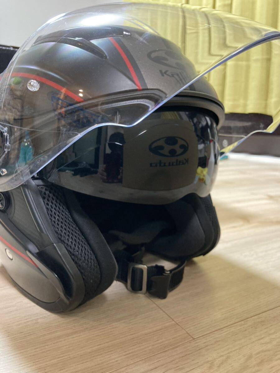 OGK KABUTO EXCEED ジェットヘルメット サイズM_10