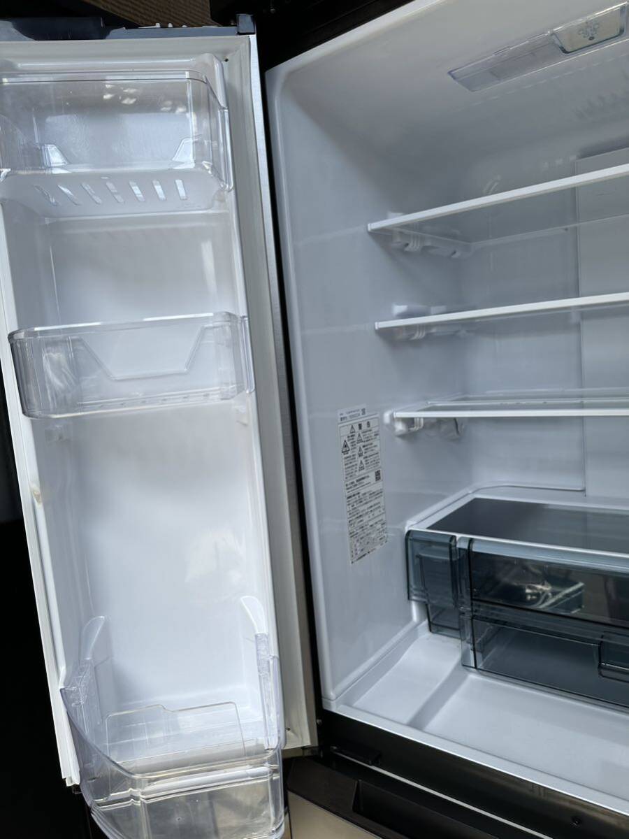 SHARP ノンフロン冷凍冷蔵庫 SJ-MF46J-H プラズマクラスター 6ドア