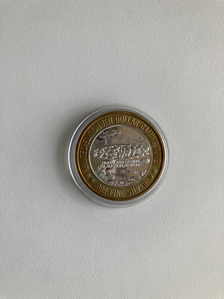 銀貨 純銀製 10ドル トークン メダル アメリカ ラスベガス エッジ