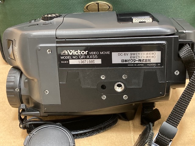 838* Victor ビクター VIDEO MOVIE ビデオムービー GR-AX55 VHS-C