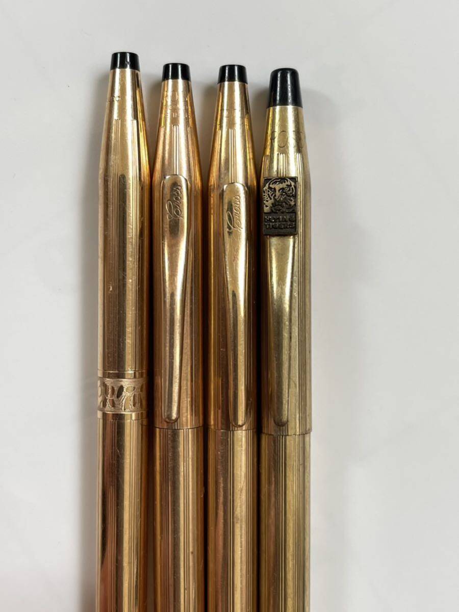 CROSS ボールペン 筆記用具 14KT/10kT GOLD 中古品 【J】(ボールペン