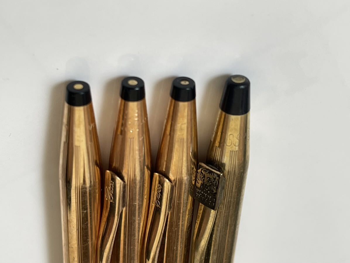 CROSS ボールペン 筆記用具 14KT/10kT GOLD 中古品 【J】(ボールペン