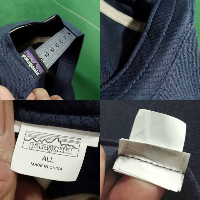 ▲パタゴニア オーガニックコットン素材 キャップ 復刻タグ KID'S ファンホッガーズ ハット ネイビー スナップバックフリー 美品!!!▲_6