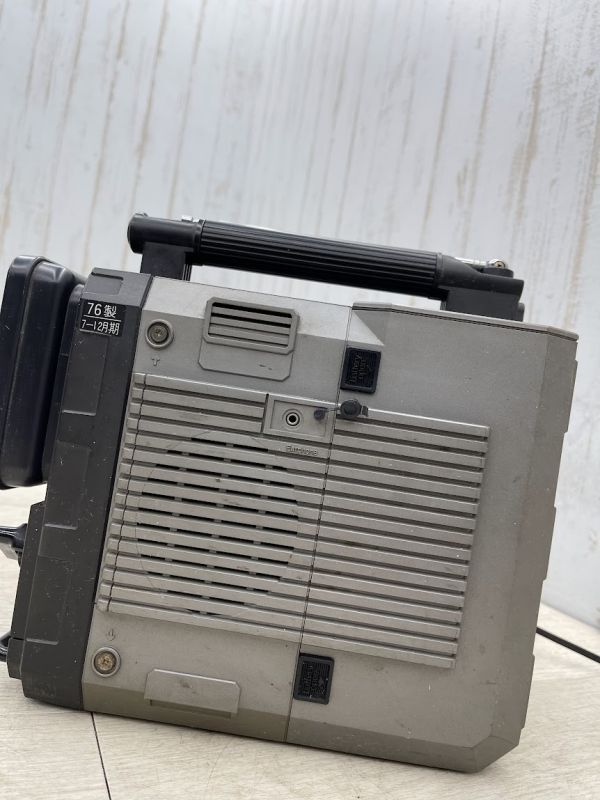 1円 昭和レトロ ナショナル Solid State 白黒テレビ TR-509E 通電確認